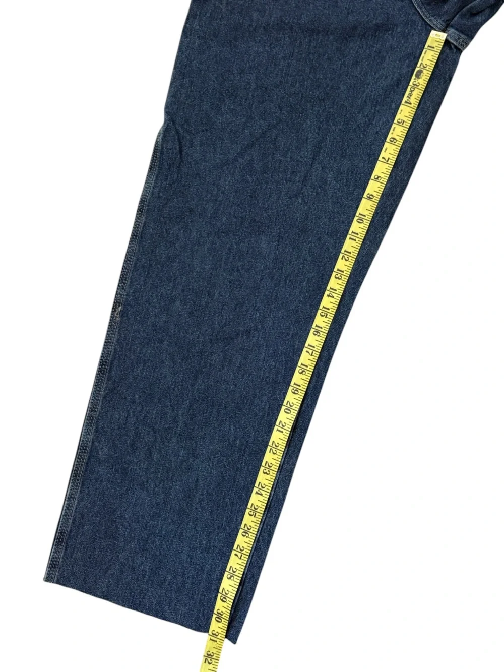 Wrangler NWT Carpenter Jeans Relaxed Straight 34x34 Raw Hem Cut to 31 Workwear